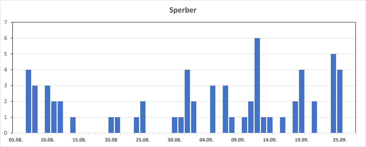 Sperber Zugdaten 2026